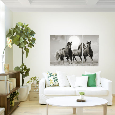 Wandbilder Wohnzimmer XXL Pferde Moderne Bilder Tiere